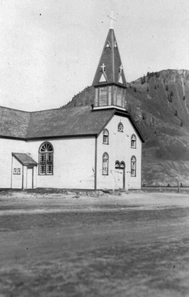 The church built by Father Le Jeune on the Kamloops First Nations reserve.