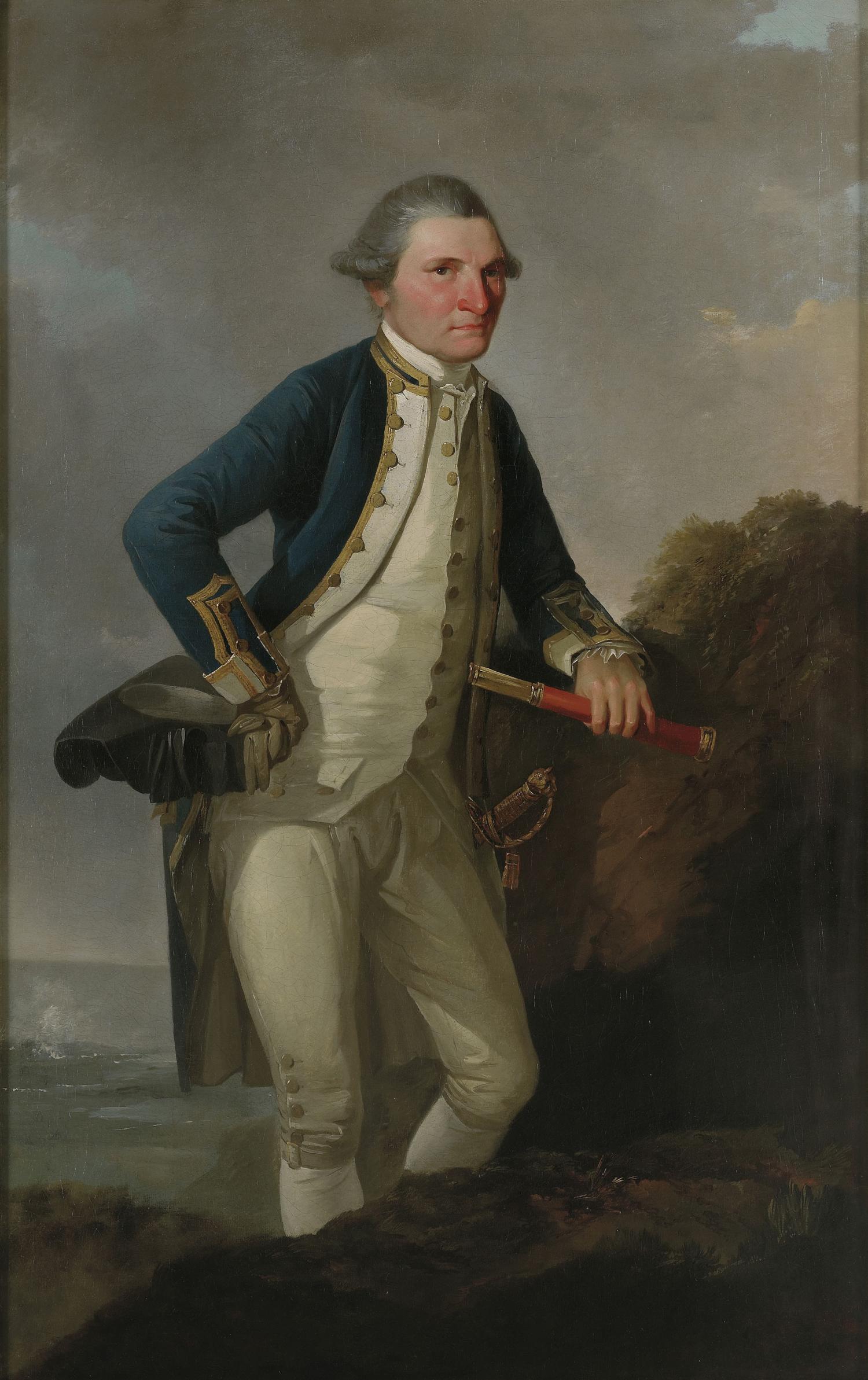 Portrait of Captain James Cook.
