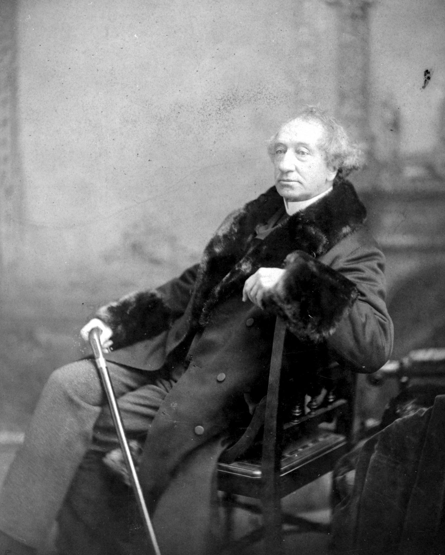 A portrait of Sir John A. Macdonald from around 1880.