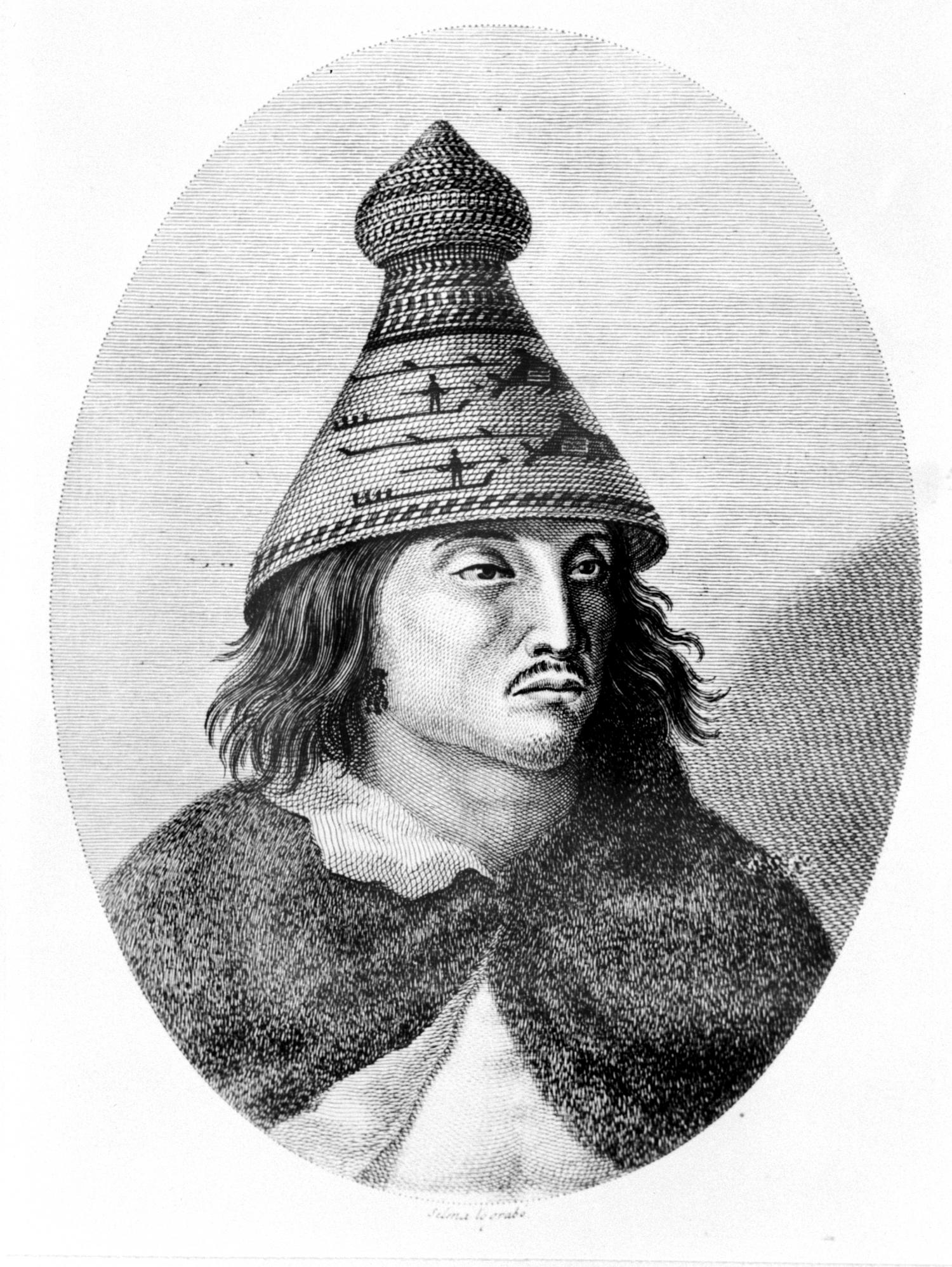 Sketch of Chief Maquinna.